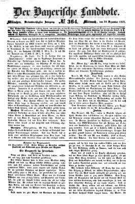 Der Bayerische Landbote Mittwoch 30. Dezember 1857