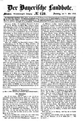 Der Bayerische Landbote Sonntag 9. Mai 1858