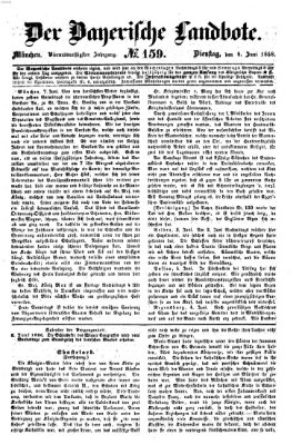 Der Bayerische Landbote Dienstag 8. Juni 1858