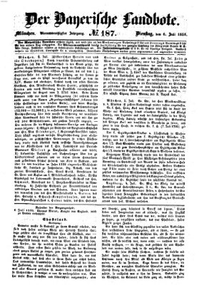 Der Bayerische Landbote Dienstag 6. Juli 1858