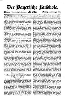 Der Bayerische Landbote Dienstag 10. August 1858