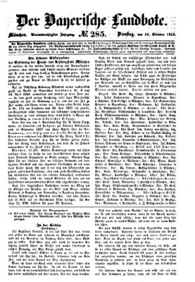 Der Bayerische Landbote Dienstag 12. Oktober 1858