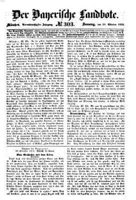 Der Bayerische Landbote Samstag 30. Oktober 1858