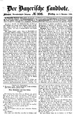 Der Bayerische Landbote Dienstag 2. November 1858