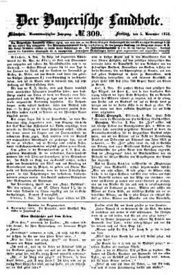 Der Bayerische Landbote Freitag 5. November 1858