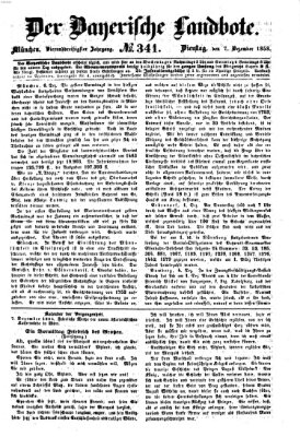 Der Bayerische Landbote Dienstag 7. Dezember 1858