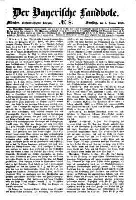 Der Bayerische Landbote Samstag 8. Januar 1859