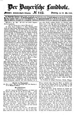 Der Bayerische Landbote Sonntag 22. Mai 1859