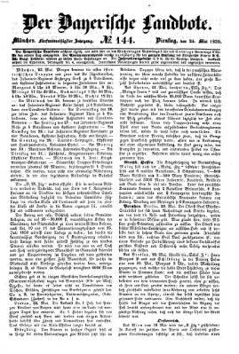 Der Bayerische Landbote Dienstag 24. Mai 1859
