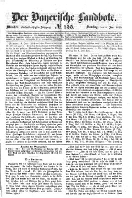 Der Bayerische Landbote Samstag 4. Juni 1859