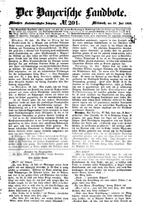 Der Bayerische Landbote Mittwoch 20. Juli 1859