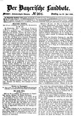Der Bayerische Landbote Samstag 23. Juli 1859