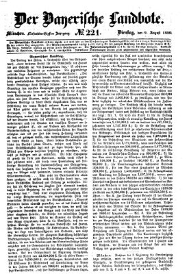 Der Bayerische Landbote Dienstag 9. August 1859