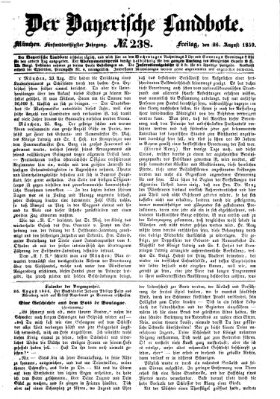 Der Bayerische Landbote Freitag 26. August 1859