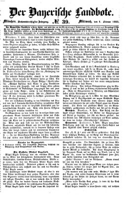 Der Bayerische Landbote Mittwoch 8. Februar 1860