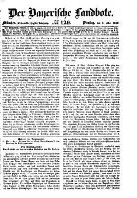 Der Bayerische Landbote Dienstag 8. Mai 1860