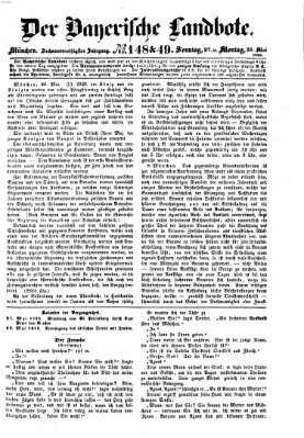 Der Bayerische Landbote Sonntag 27. Mai 1860