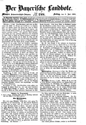 Der Bayerische Landbote Freitag 6. Juli 1860