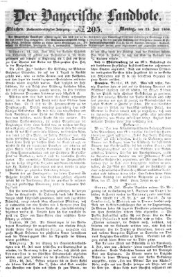 Der Bayerische Landbote Montag 23. Juli 1860