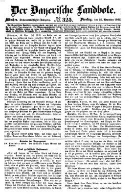 Der Bayerische Landbote Dienstag 20. November 1860