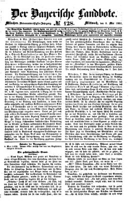 Der Bayerische Landbote Mittwoch 8. Mai 1861
