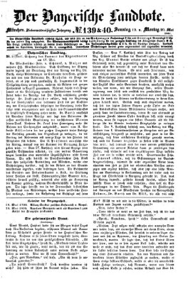 Der Bayerische Landbote Sonntag 19. Mai 1861