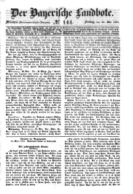Der Bayerische Landbote Freitag 24. Mai 1861