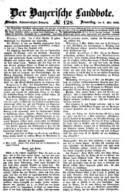 Der Bayerische Landbote Donnerstag 8. Mai 1862