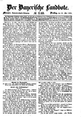 Der Bayerische Landbote Dienstag 20. Mai 1862