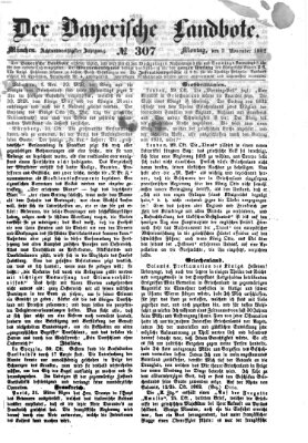 Der Bayerische Landbote Montag 3. November 1862