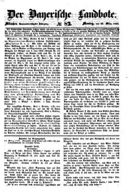 Der Bayerische Landbote Montag 23. März 1863