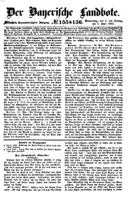 Der Bayerische Landbote Freitag 5. Juni 1863
