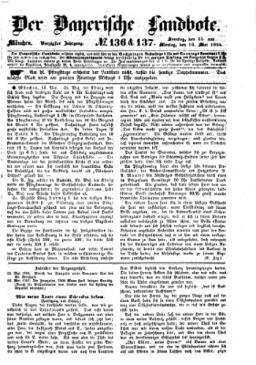 Der Bayerische Landbote Montag 16. Mai 1864
