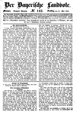Der Bayerische Landbote Samstag 21. Mai 1864