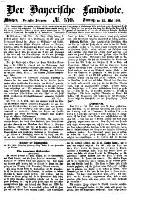 Der Bayerische Landbote Sonntag 29. Mai 1864
