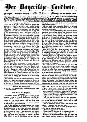 Der Bayerische Landbote Montag 24. Oktober 1864