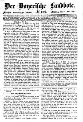 Der Bayerische Landbote Samstag 12. Mai 1866