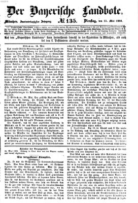 Der Bayerische Landbote Dienstag 15. Mai 1866