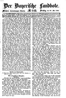 Der Bayerische Landbote Dienstag 22. Mai 1866