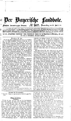 Der Bayerische Landbote Donnerstag 26. Juli 1866