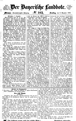 Der Bayerische Landbote Samstag 8. Dezember 1866