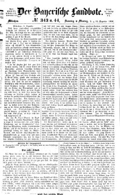 Der Bayerische Landbote Montag 10. Dezember 1866
