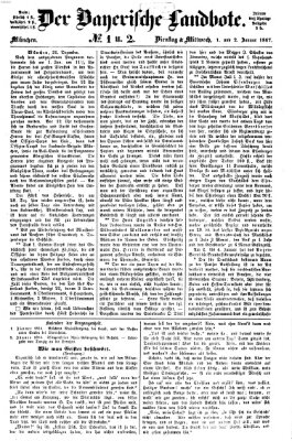 Der Bayerische Landbote Dienstag 1. Januar 1867