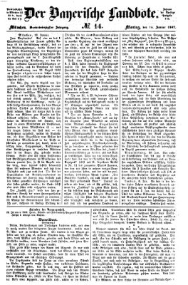 Der Bayerische Landbote Montag 14. Januar 1867