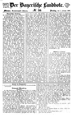 Der Bayerische Landbote Dienstag 5. Februar 1867