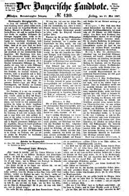 Der Bayerische Landbote Freitag 10. Mai 1867