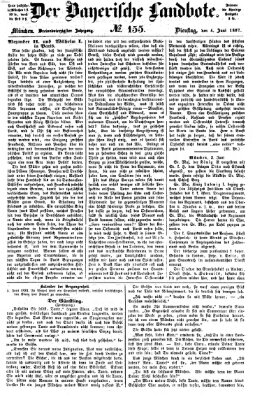Der Bayerische Landbote Dienstag 4. Juni 1867