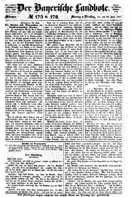 Der Bayerische Landbote Montag 24. Juni 1867