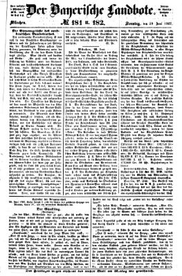 Der Bayerische Landbote Sonntag 30. Juni 1867
