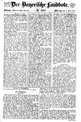 Der Bayerische Landbote Mittwoch 3. Juli 1867